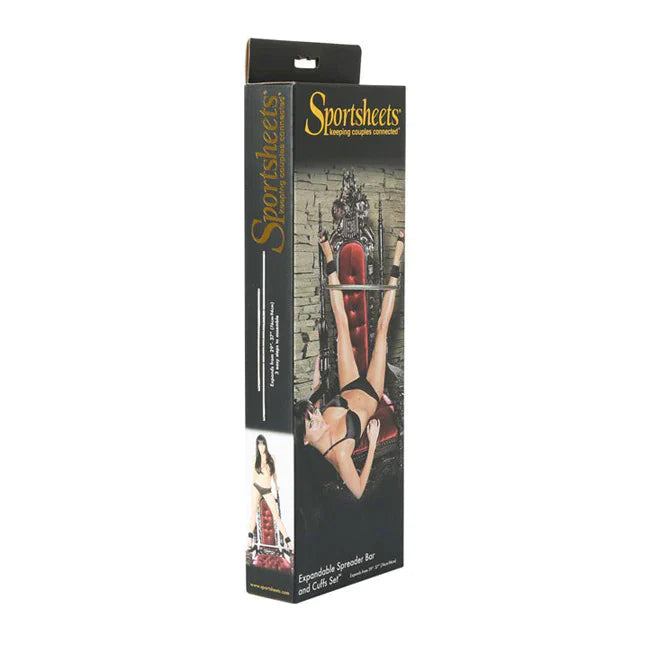 Sportsheets Expandable Spreader Bar & Cuff Set