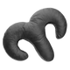 Arie Duo Spooning Pillow Black