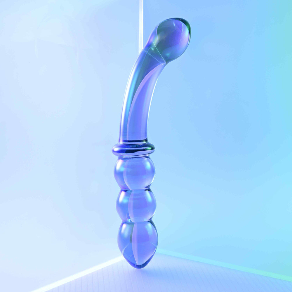Gender-X Lustrous Galaxy Wand — Dual-Ended Glass Massager