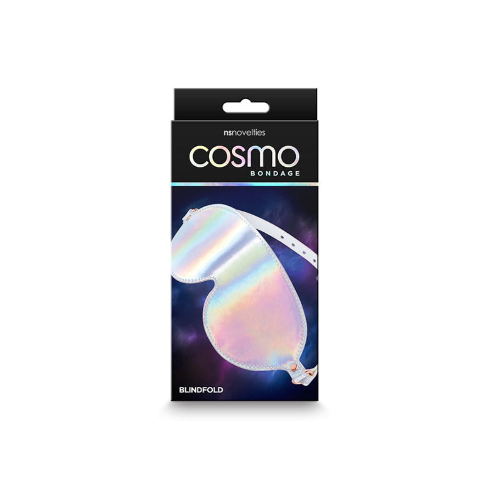 Cosmo Bondage Blindfold — Rainbow Holographic