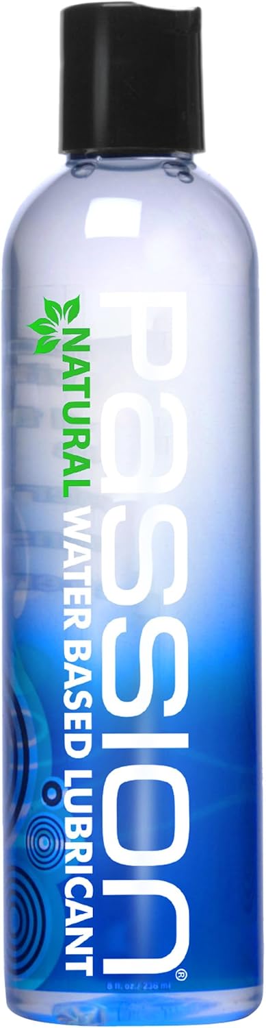Passion Natural Water-Based Lube - 8oz - Water Based Lube