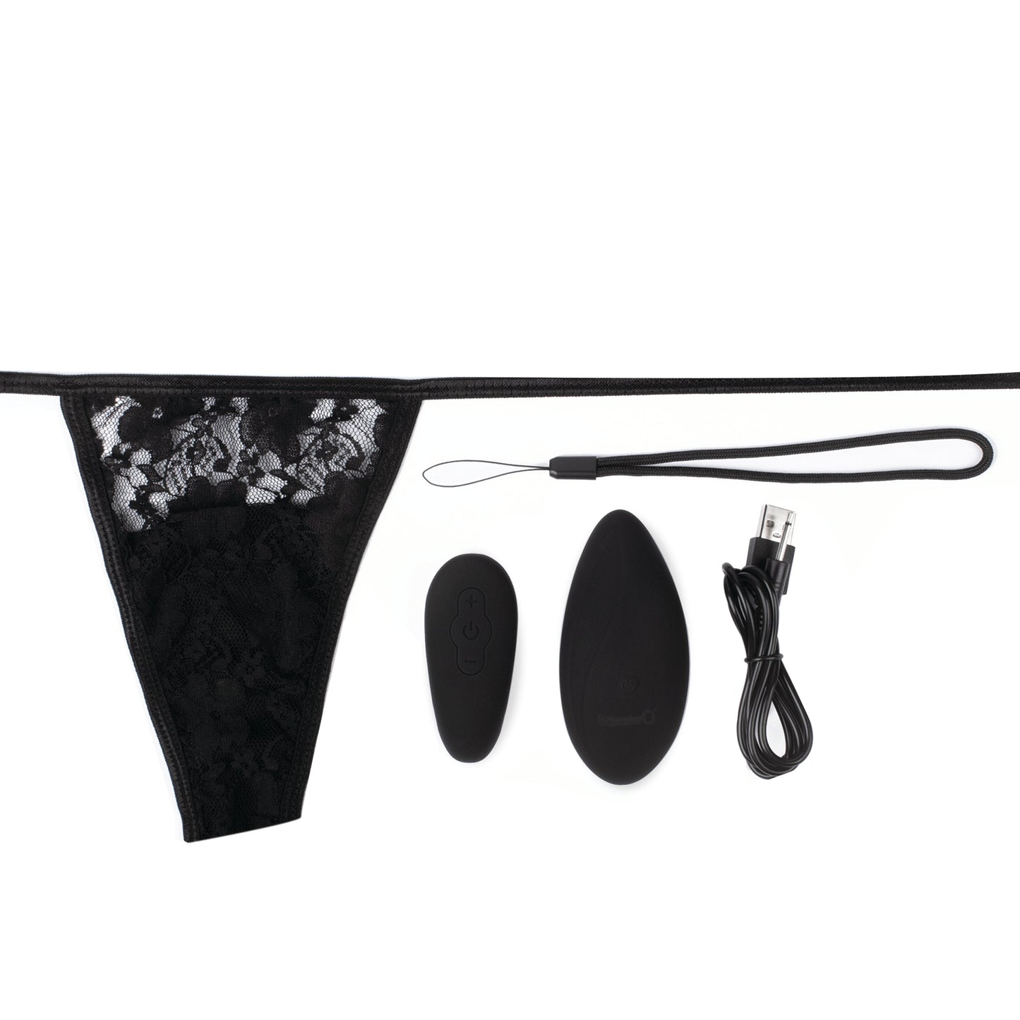 Premium Ergonomic Remote Panty Set - Black