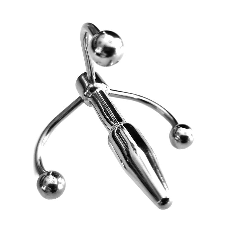 Stainless Steel Crown Penis Plug - Fetish