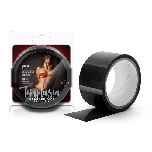 Temptasia Bondage Tape 60' - Blk - Bondage