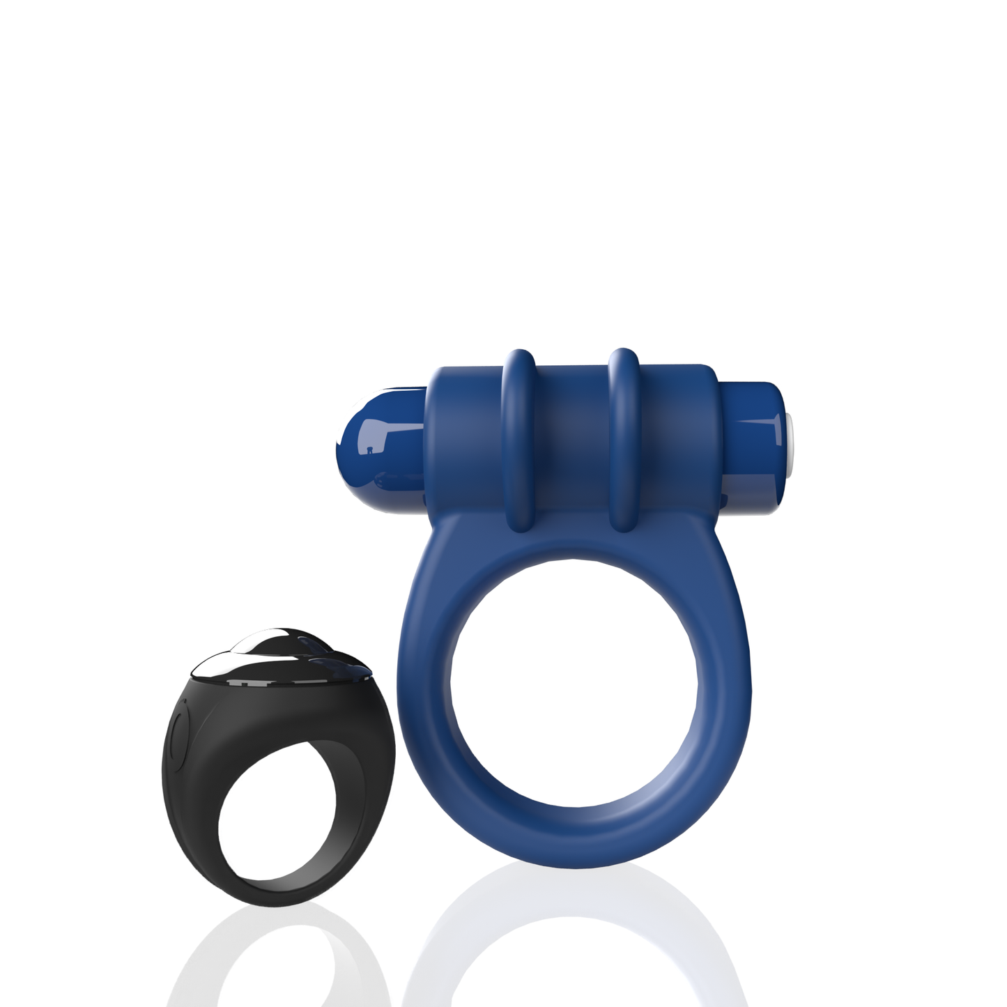 Screaming O Remote Controlled Switch Vibrating Ring - Blue - Other