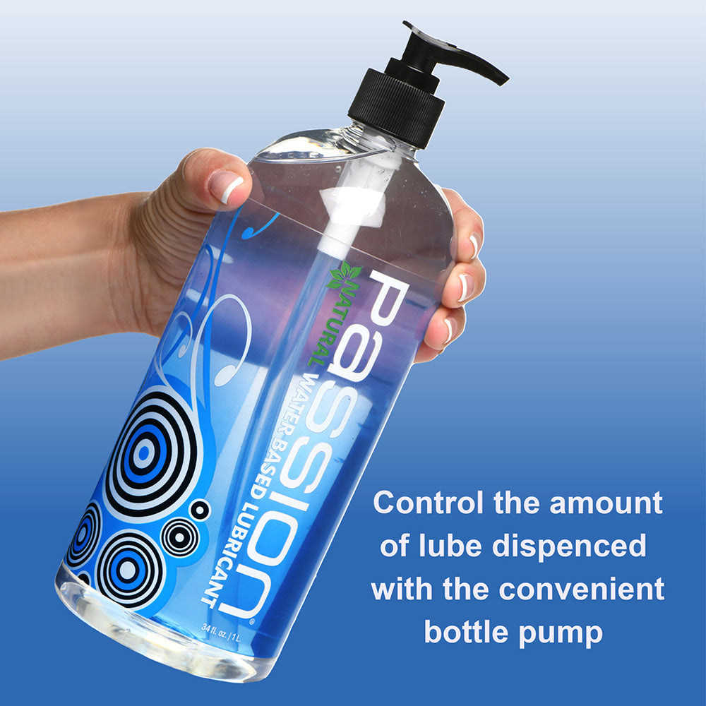 Passion Natural Water-Based Lube - 34oz