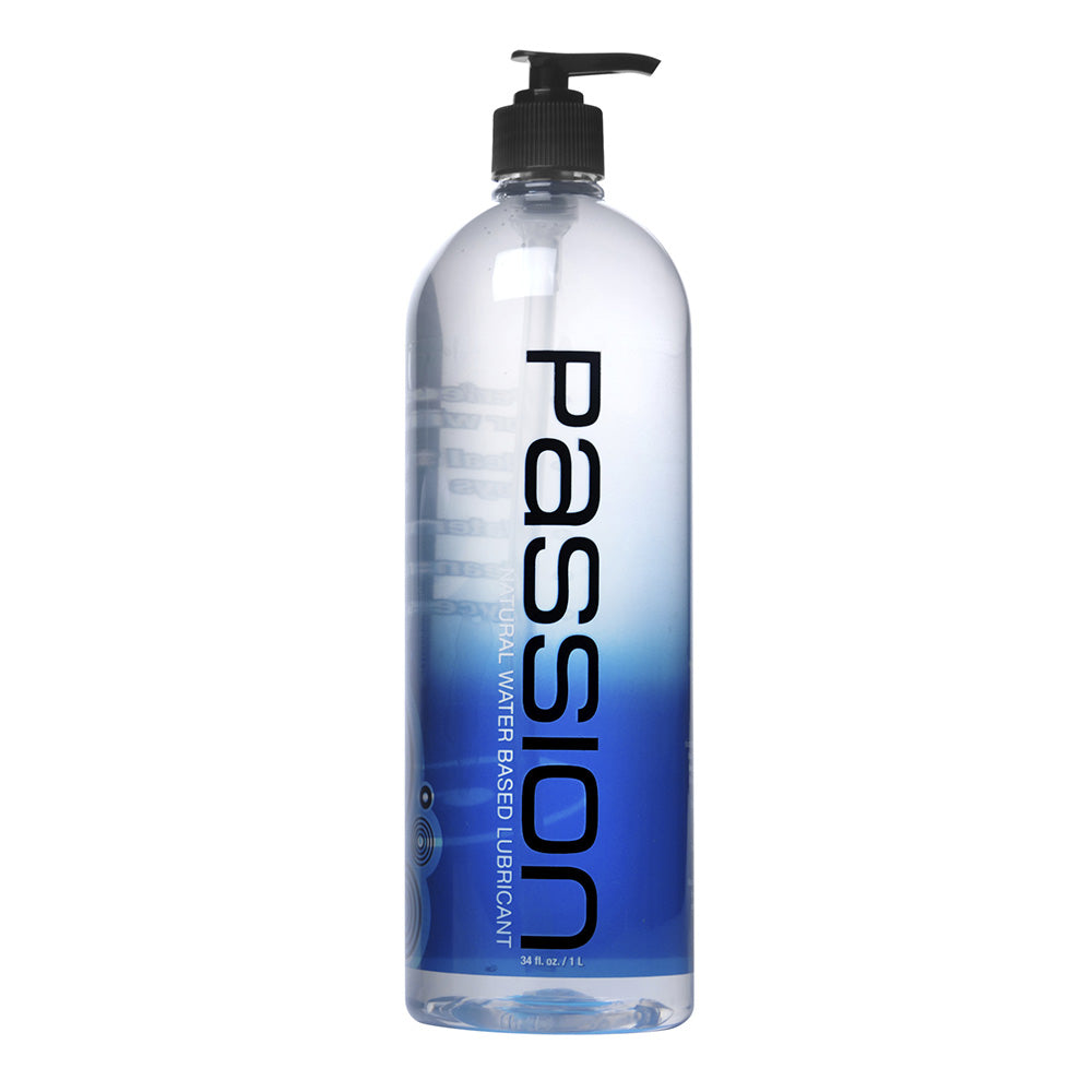 Passion Natural Water-Based Lube - 34oz - Water Based Lube