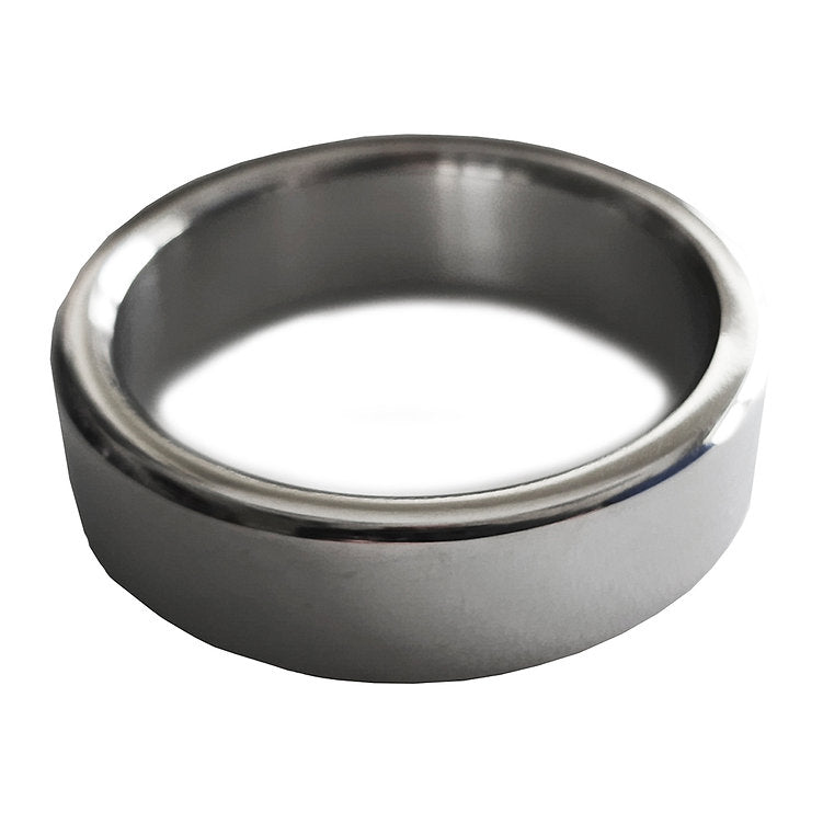 Stainless Steel Plain Cock Ring - 15mm Thick - Cock & Balls
