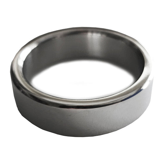 Stainless Steel Plain Cock Ring - 15mm Thick - Cock & Balls