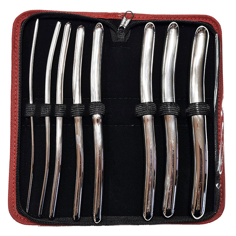Stainless Steel 8 Piece Hegar Dilator Set - Fetish