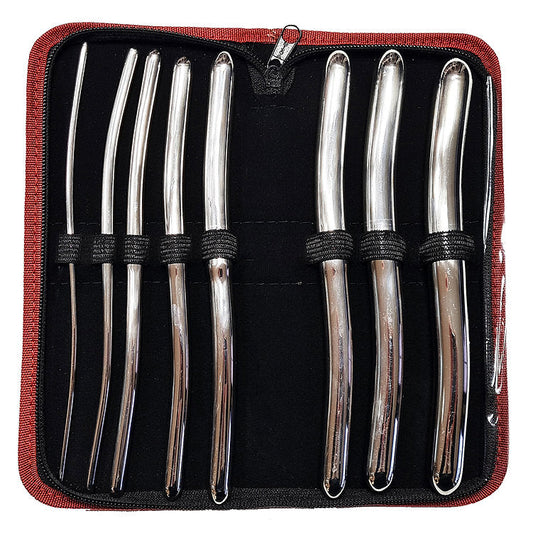 Stainless Steel 8 Piece Hegar Dilator Set - Fetish
