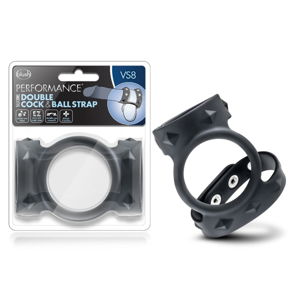 Performance VS8 Double Cock/Ball Strap - Cock & Balls