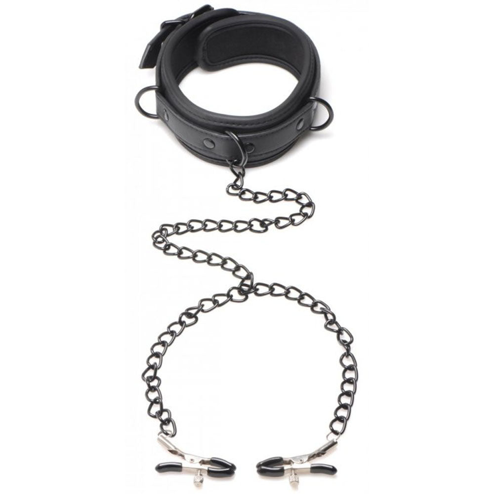 Collared Temptress Collar/Nipple Clamps - Nipples