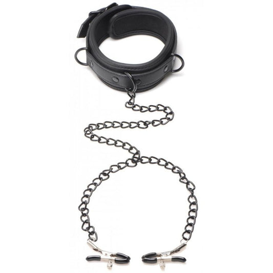 Collared Temptress Collar/Nipple Clamps - Nipples