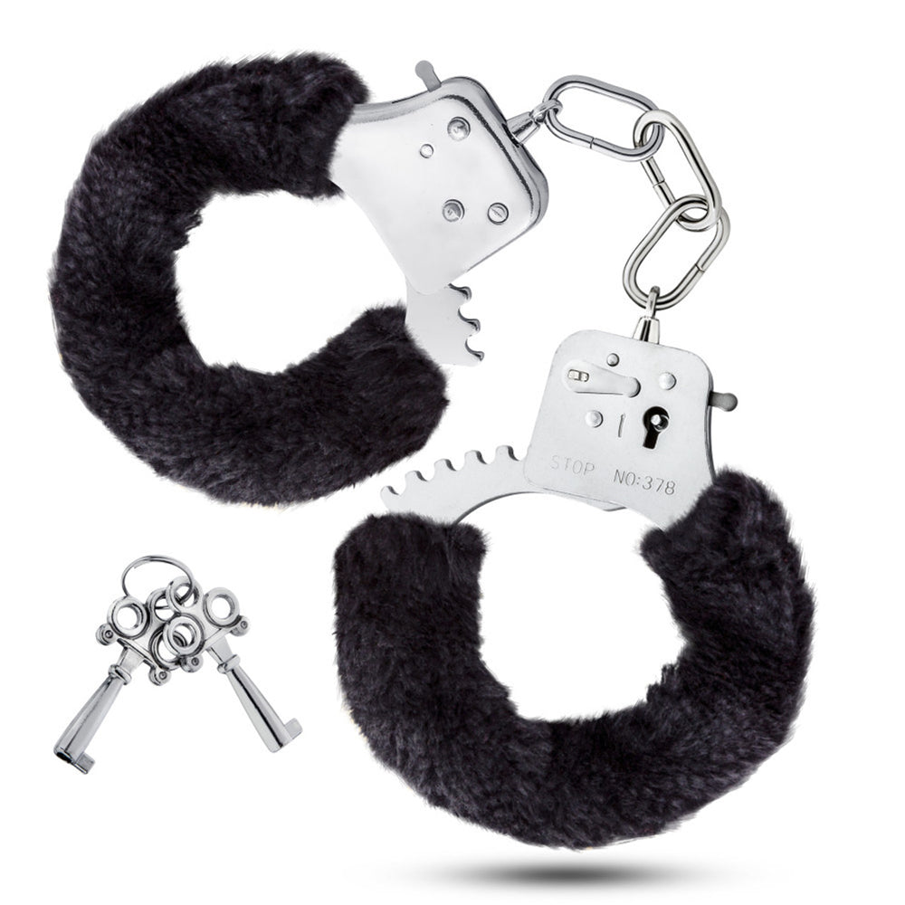 Temptasia Beginner Cuffs - Black Fur