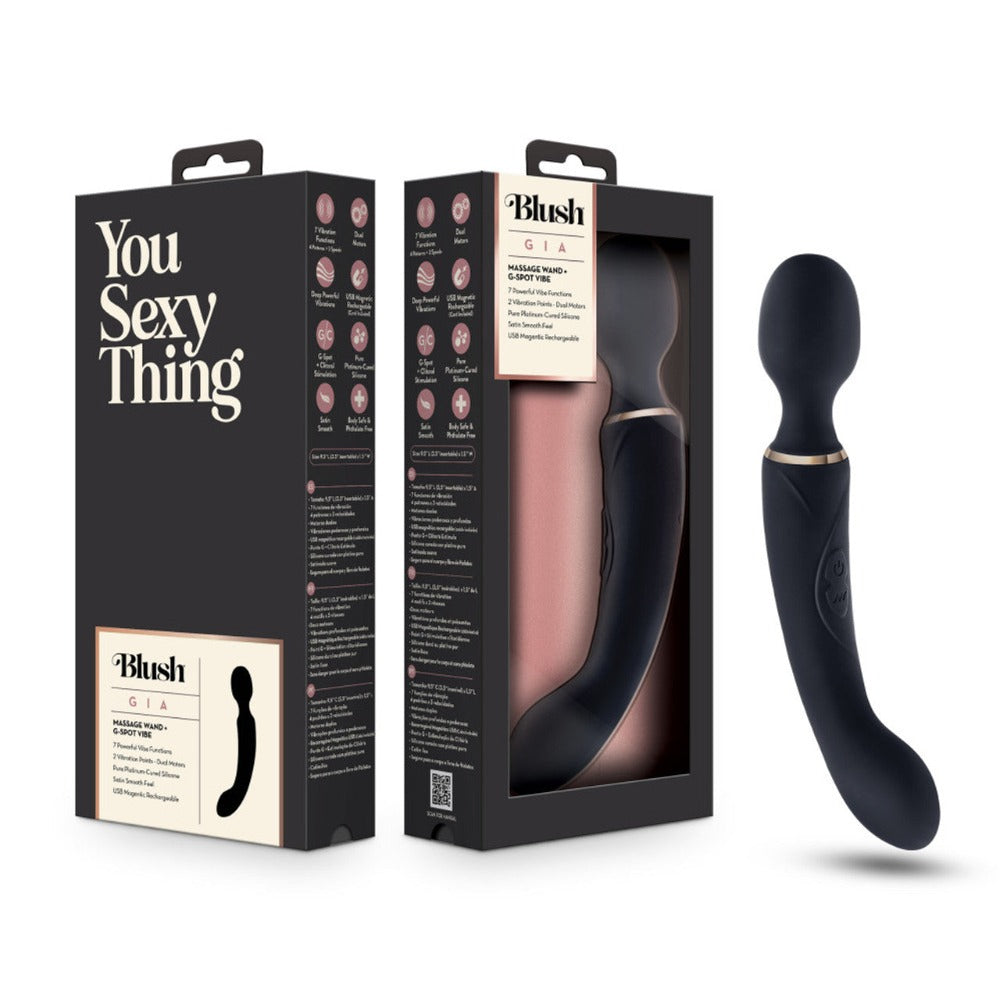 Blush Gia - Dual Motor/End Reach Wand - Wands & Accessories