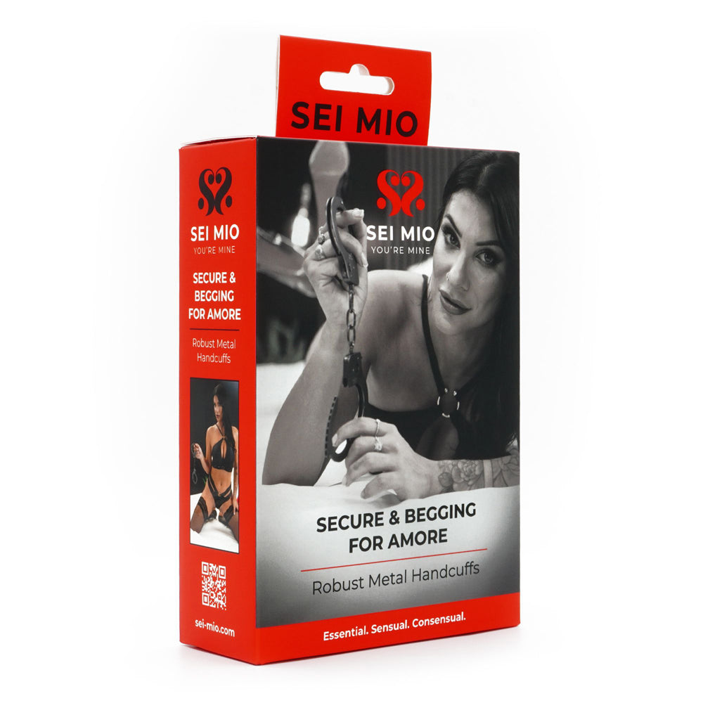 Sei Mio Secure & Begging for Amore Metal Handcuffs