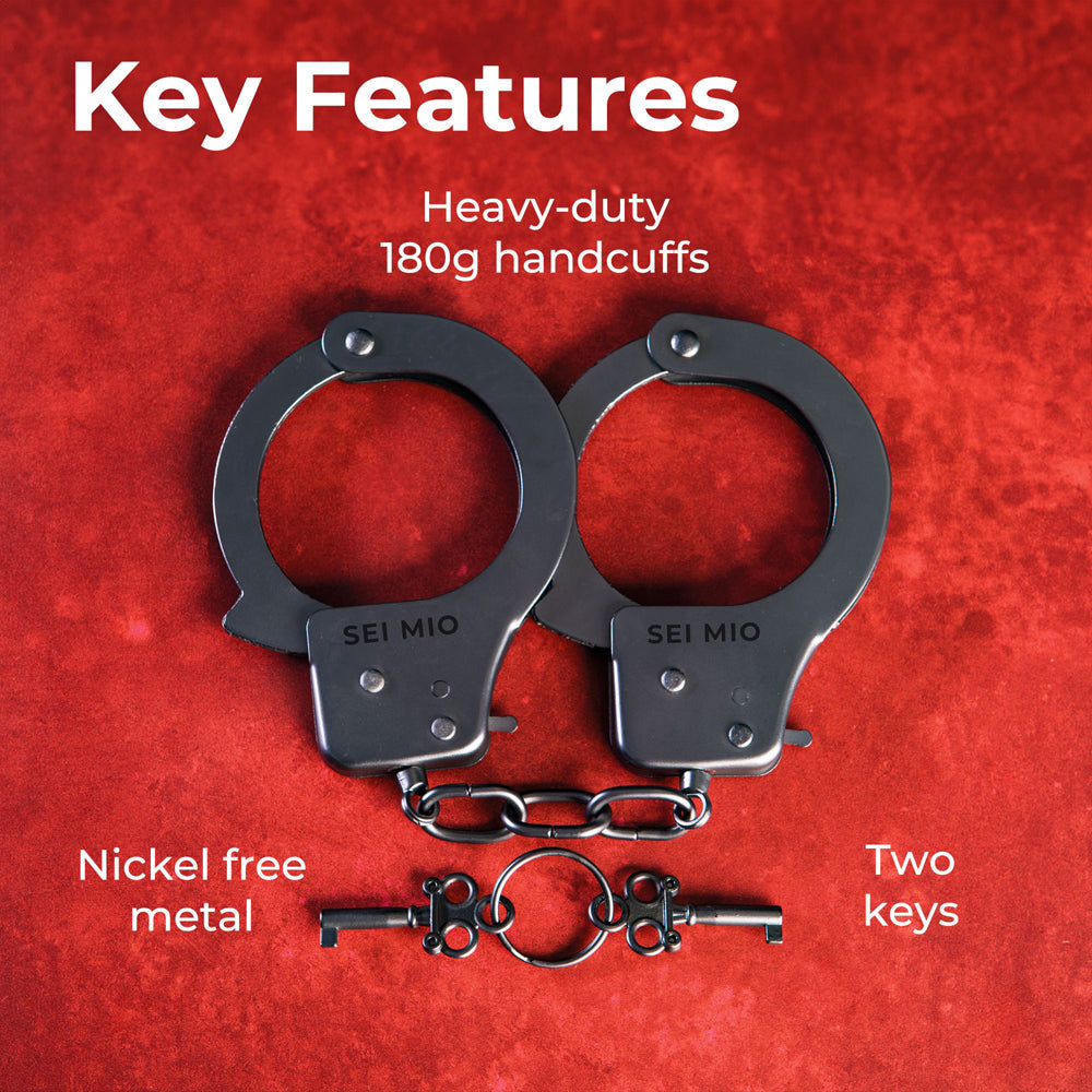 Sei Mio Secure & Begging for Amore Metal Handcuffs