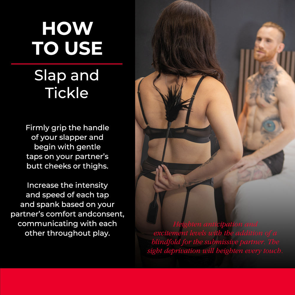 Sei Mio Slap and Tickle Dual-Ended Crop