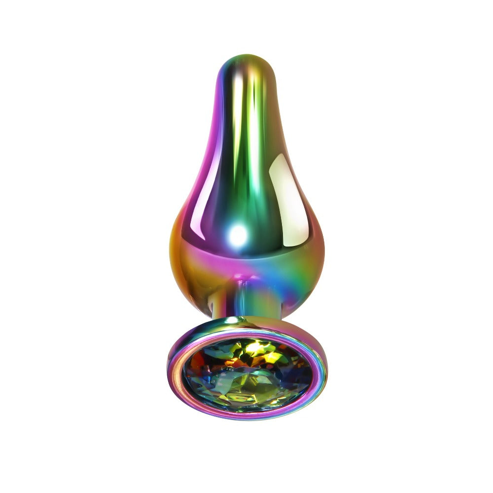 Evolved Rainbow Metal Plug - Small * - Anal