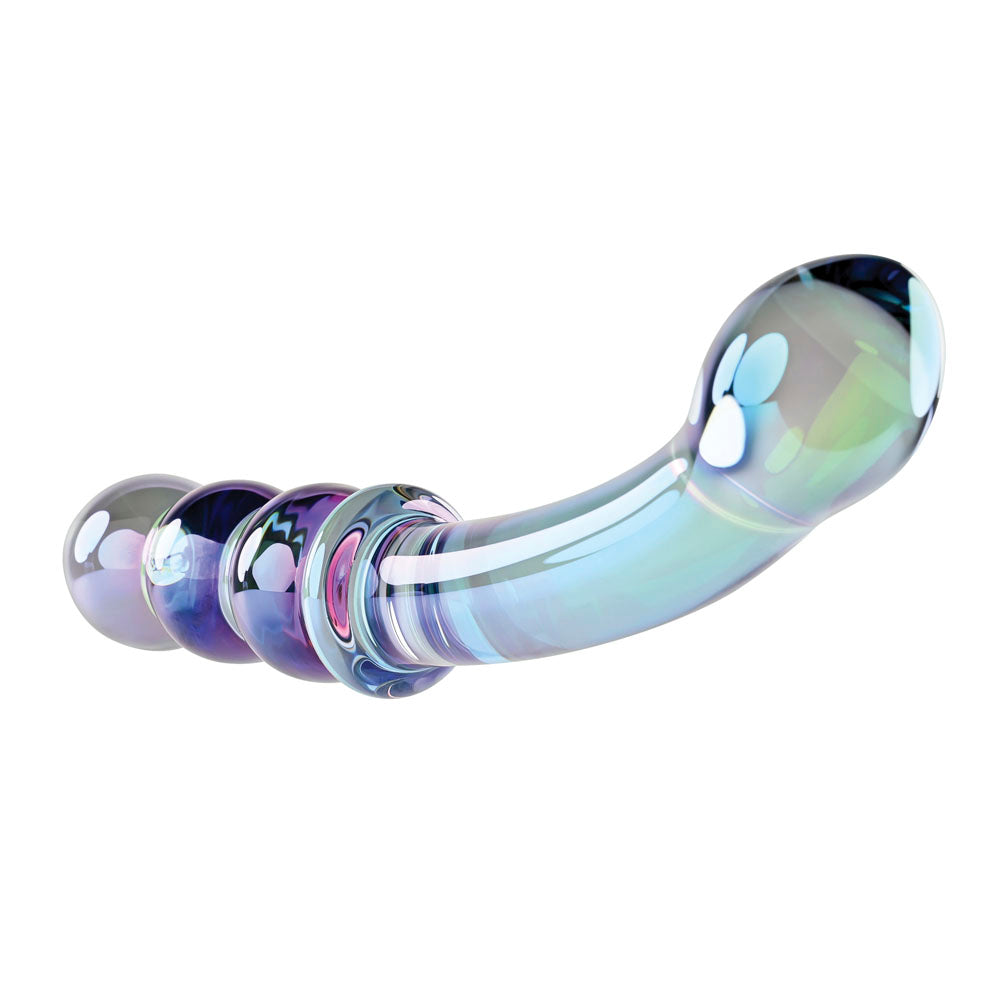 Gender-X Lustrous Galaxy Wand — Dual-Ended Glass Massager