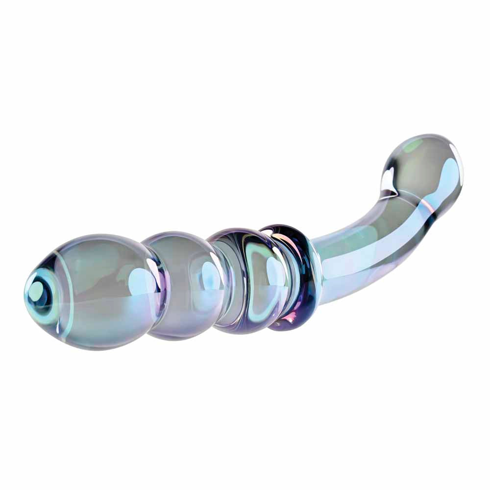 Gender-X Lustrous Galaxy Wand — Dual-Ended Glass Massager