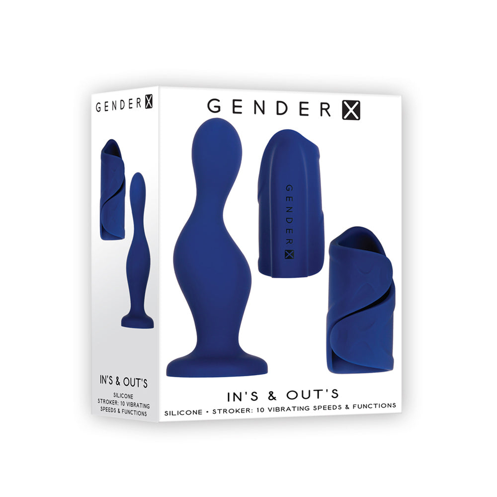 Gender-X Ins & Outs - Dildo & Stroker Set