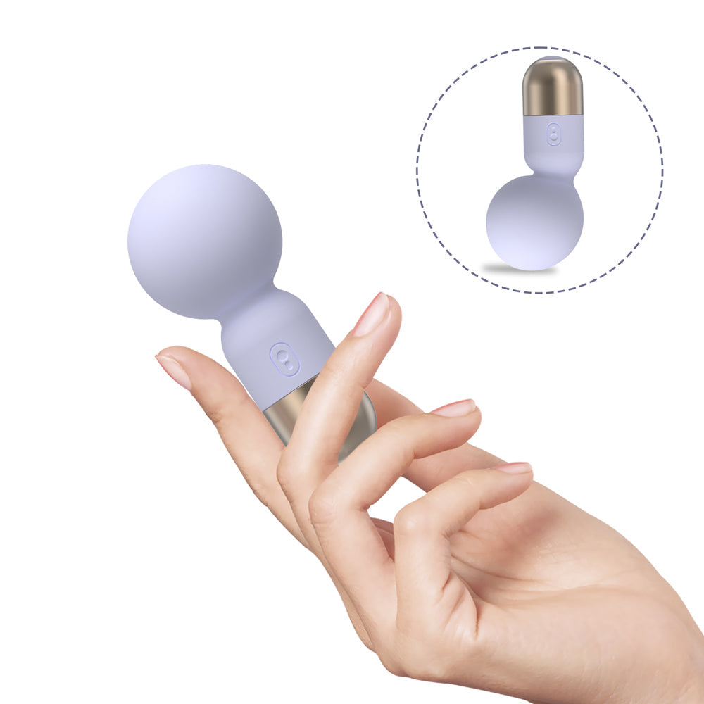 Pokewan Pocket Mini Vibrating Wand - Pur - Wands & Accessories