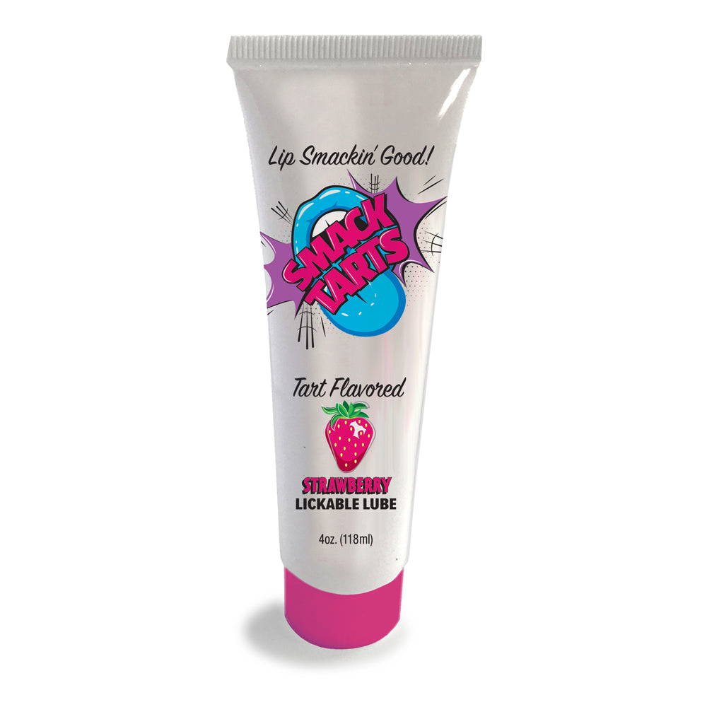 Lickable Lube - Sour Strawberry 4oz - Flavored Lubes