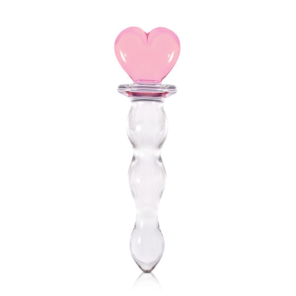 Crystal - Heart of Glass - Pink - Glass Dildo's