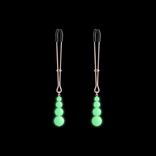 Bound Nipple Clamps - G2 Rose Gold GID - Nipples