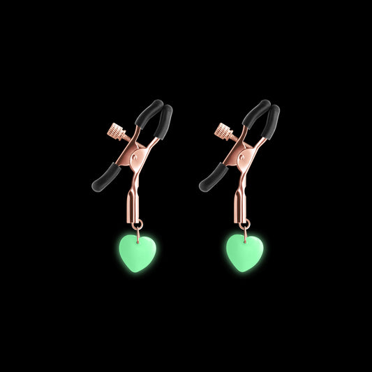 Bound Nipple Clamps - G3 Rose Gold GID - Nipples