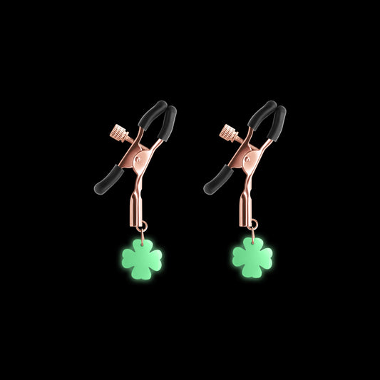 Bound Nipple Clamps - G4 Rose Gold GID - Nipples