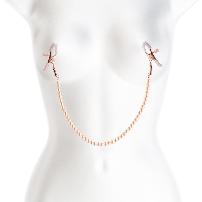 Bound Nipple Clamps - DC1 - R.Gold Beads