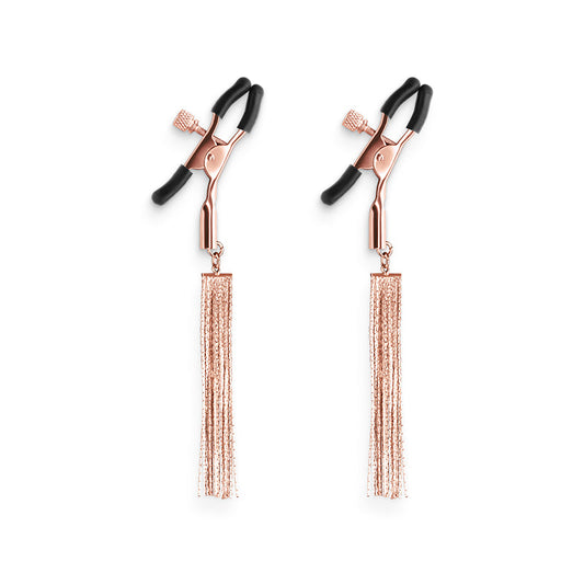 Bound Nipple Clamps - D2 - Rose Gold - Nipples