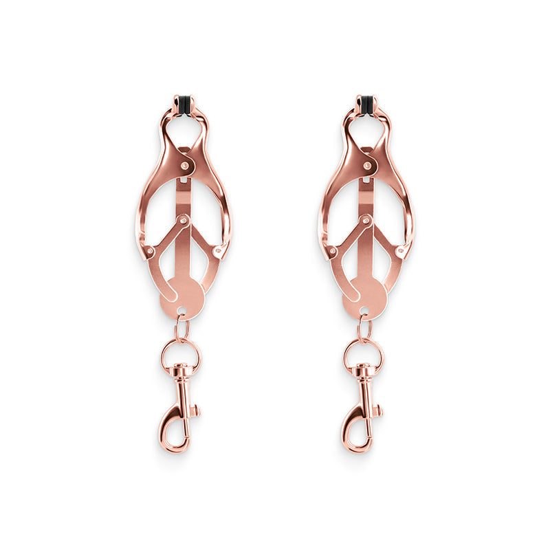 Bound Nipple Clamps - C3 - Rose Gold - Nipples