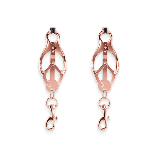 Bound Nipple Clamps - C3 - Rose Gold - Nipples