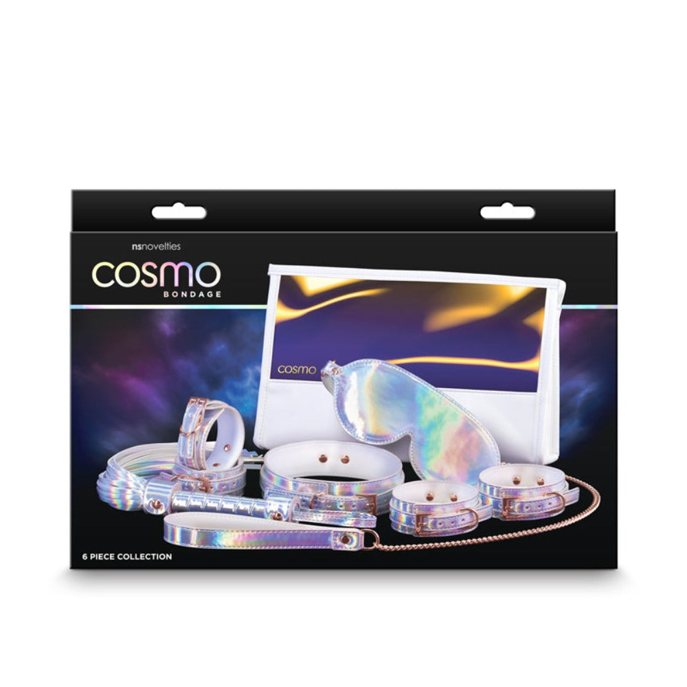 Cosmo Bondage 6-Piece Kit — Rainbow Holographic
