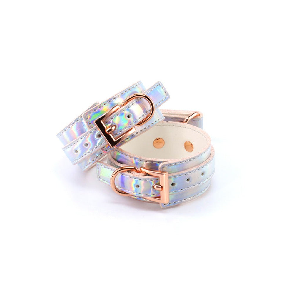 Cosmo Bondage Ankle Cuffs - Rainbow - Bondage