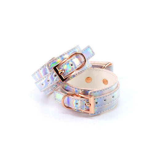 Cosmo Bondage Ankle Cuffs - Rainbow - Bondage