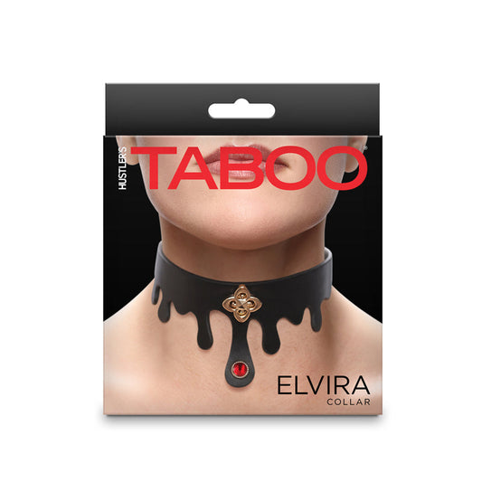 Hustler Taboo - Elvira Collar - Black - Bondage