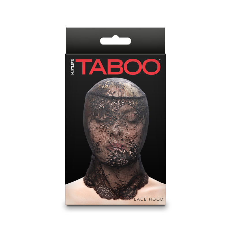 Hustler Taboo - Lace Hood - Black - Bondage
