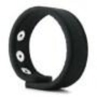 Neoprene Snap Cock Ring - Cock & Balls