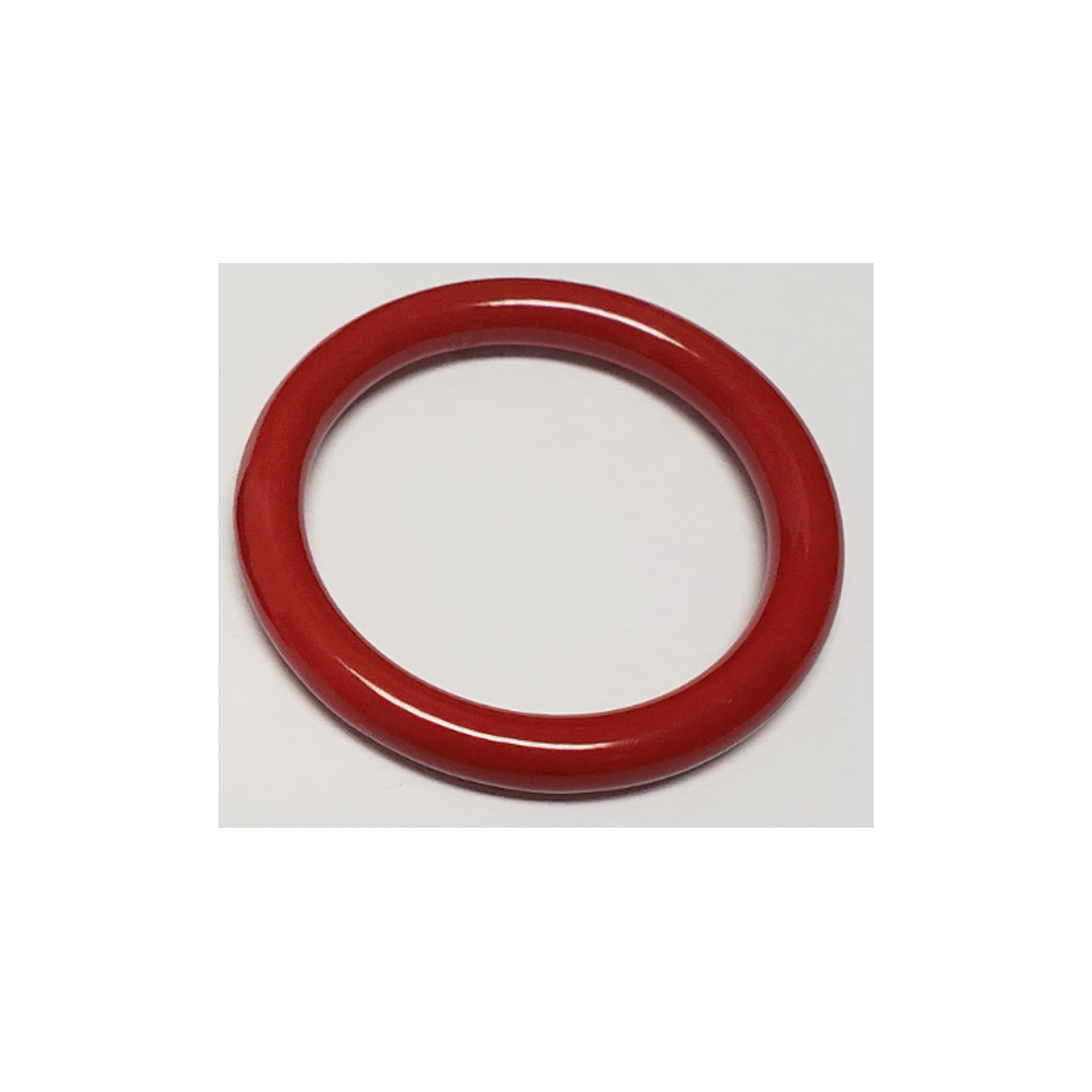 1.75" Seamless Stainless C-Ring - Red - Cock & Balls