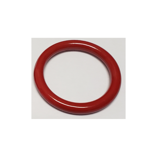 1.5" Seamless Stainless C-Ring - Red - Cock & Balls