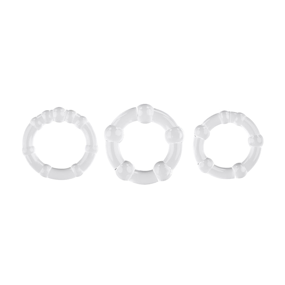 SELOPA - Erection Rings 3pc - Cock & Balls