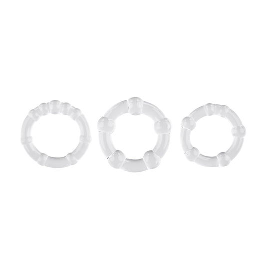 SELOPA - Erection Rings 3pc - Cock & Balls