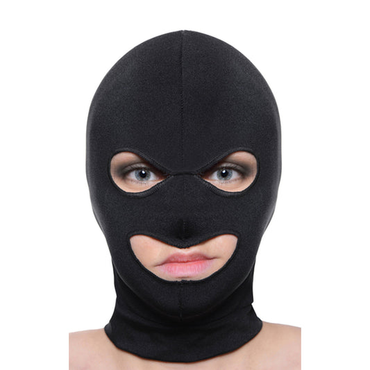 Facade Hood with Eye and Mouth Holes - Bondage