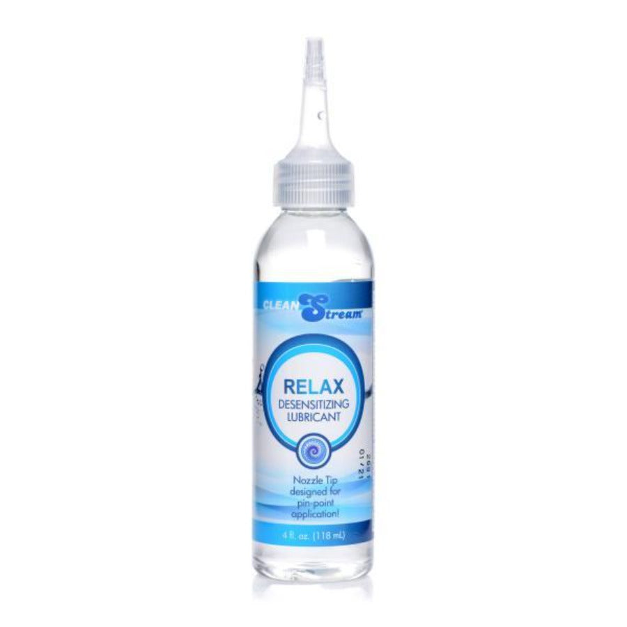 Relax Desensitizg Lube w Nozzle Tip 4 oz - Anal Lubes
