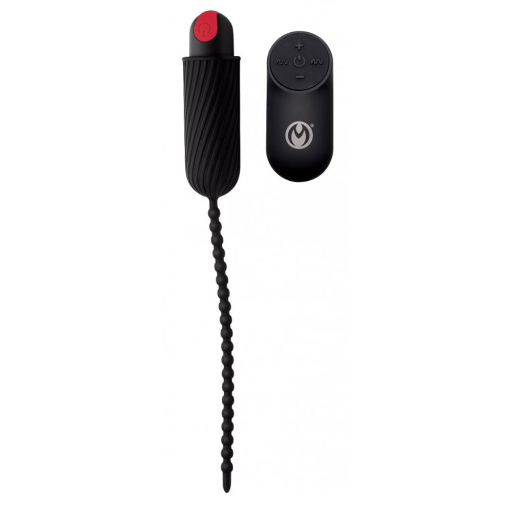 28X Dark Chain Silicone Sound w/ RC - Cock & Balls